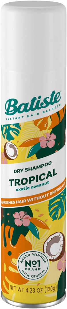 عبوة شامبو جاف تروبيكال بسعة 200 مل من باتيست